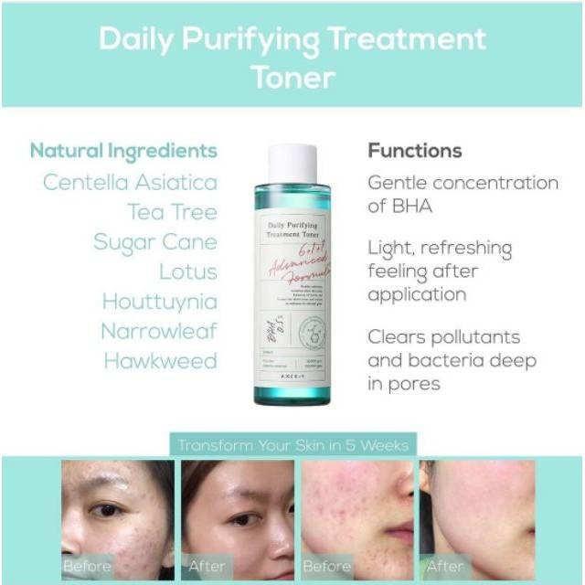 AXIS-Y Daily Purifying Treatment Toner 200ml