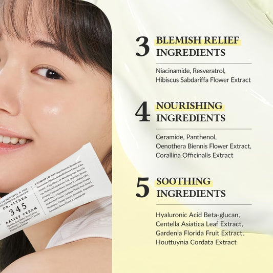 Dr. Althea 345 Relief Cream – soothing Korean moisturizer – Beauty Cave Cyprus