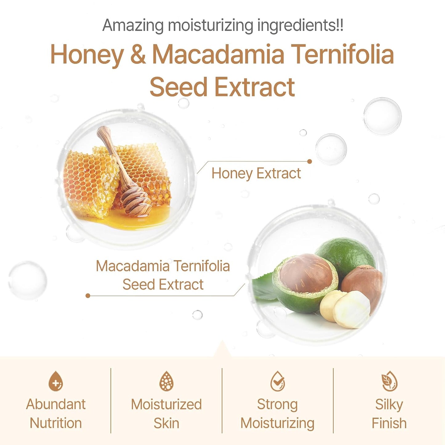 KUNDAL Honey & Macadamia Pure Body Lotion (Amber Vanilla) 500ML