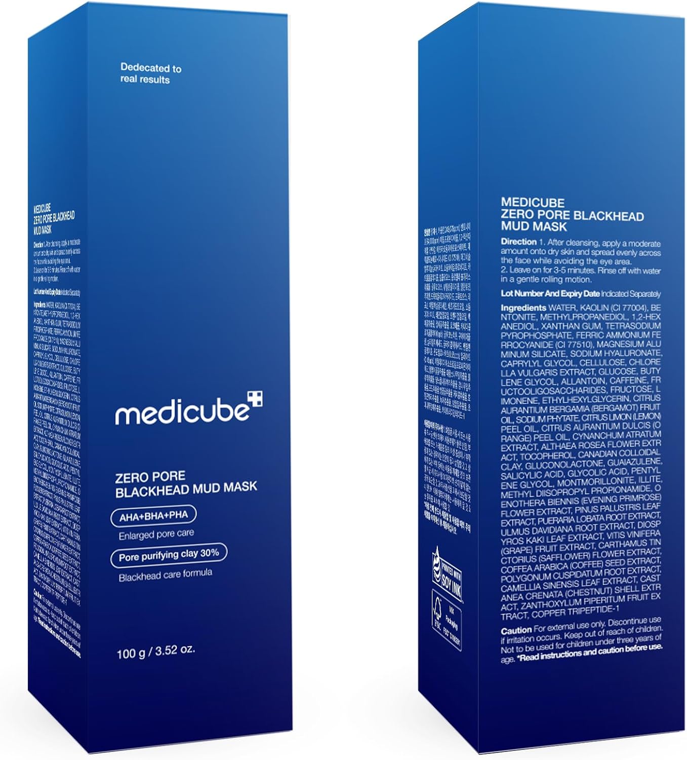 MEDICUBE Zero Pore Blackhead Mud Mask