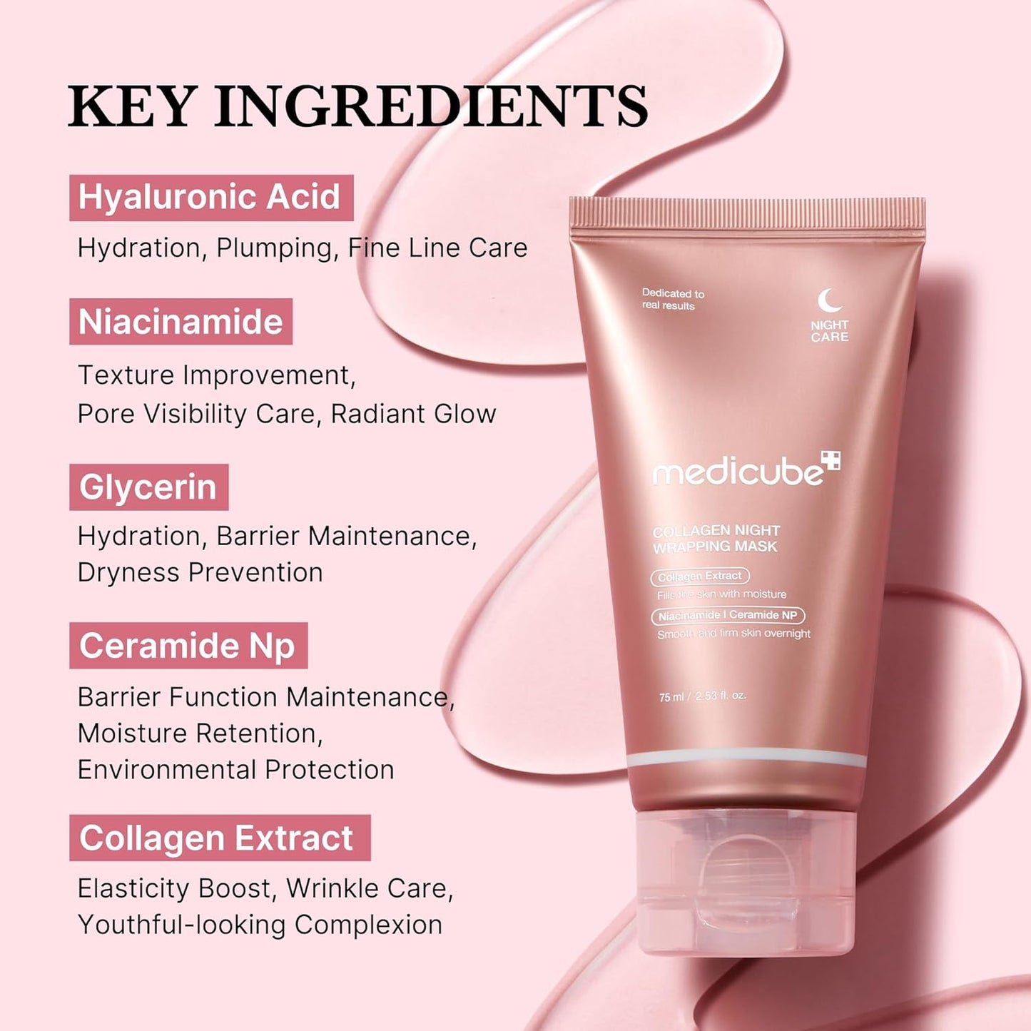 Μάσκα Νύχτας με Κολλαγόνο Medicube 75ml