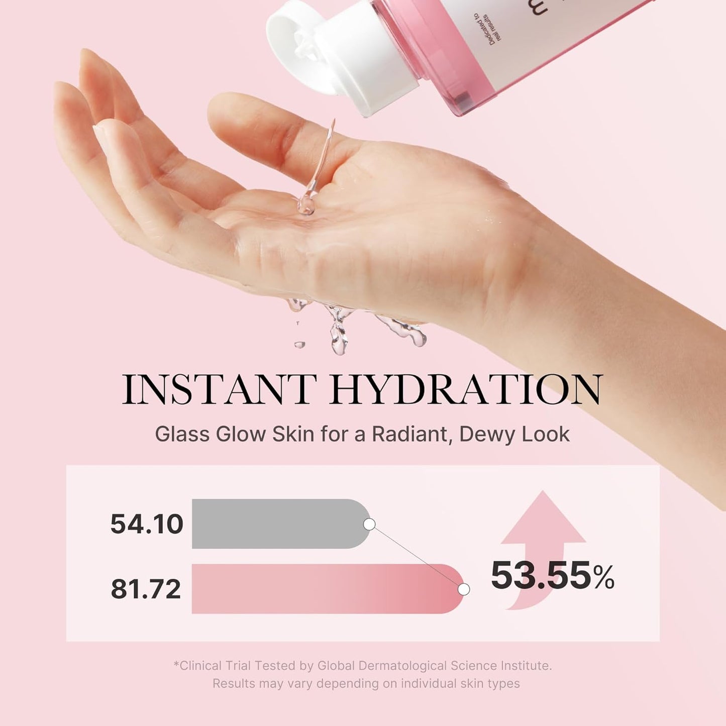 Medicube PDRN Pink Cica Soothing Toner 250ml – Korean calming and anti-aging toner with PDRN and Cica, available at Beauty Cave Cyprus.