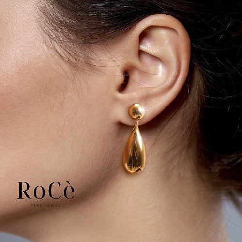 Drops earrings 18K Gold Plated