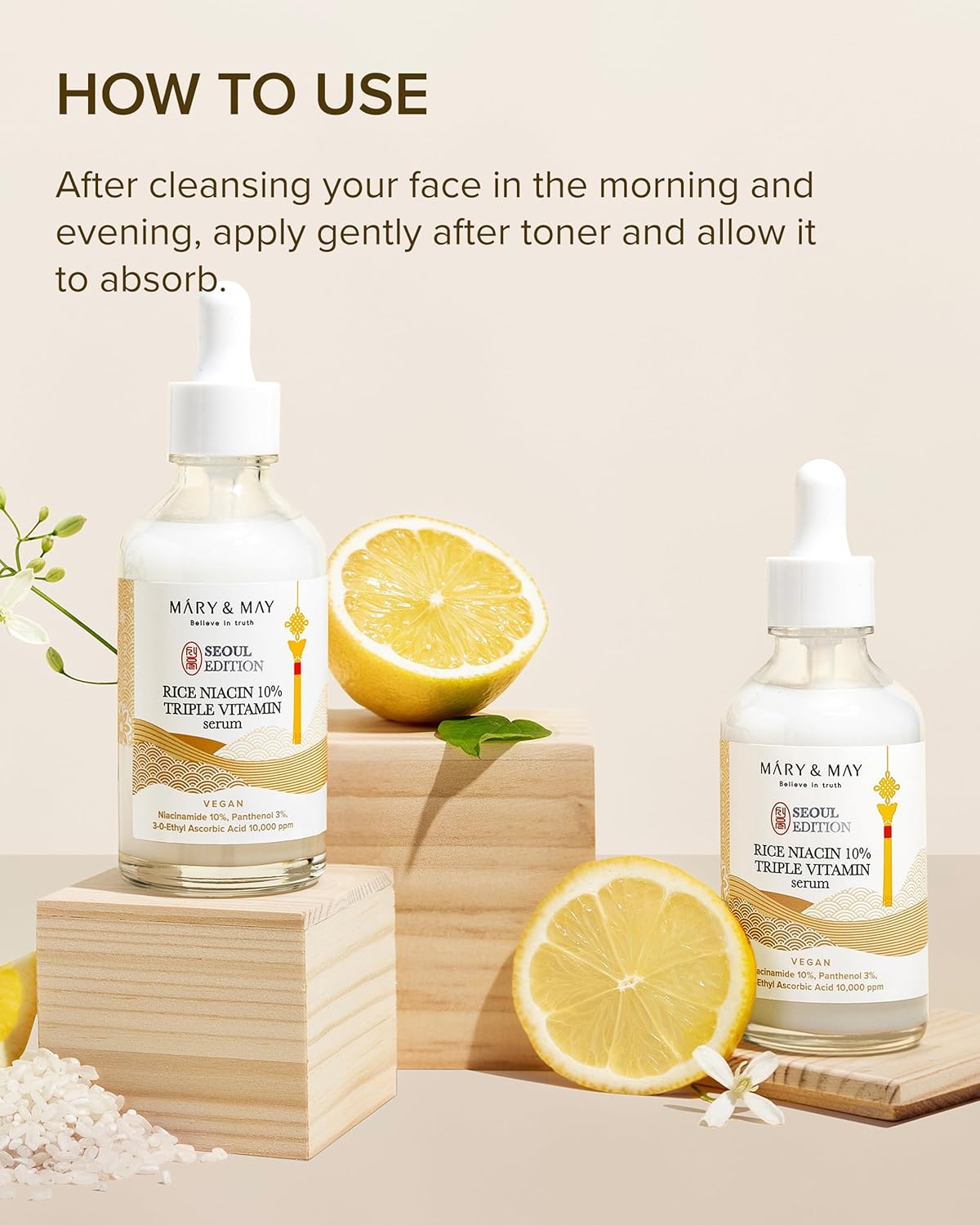 Mary&May Rice niacin 10% Triple Vitamin Serum 80ml