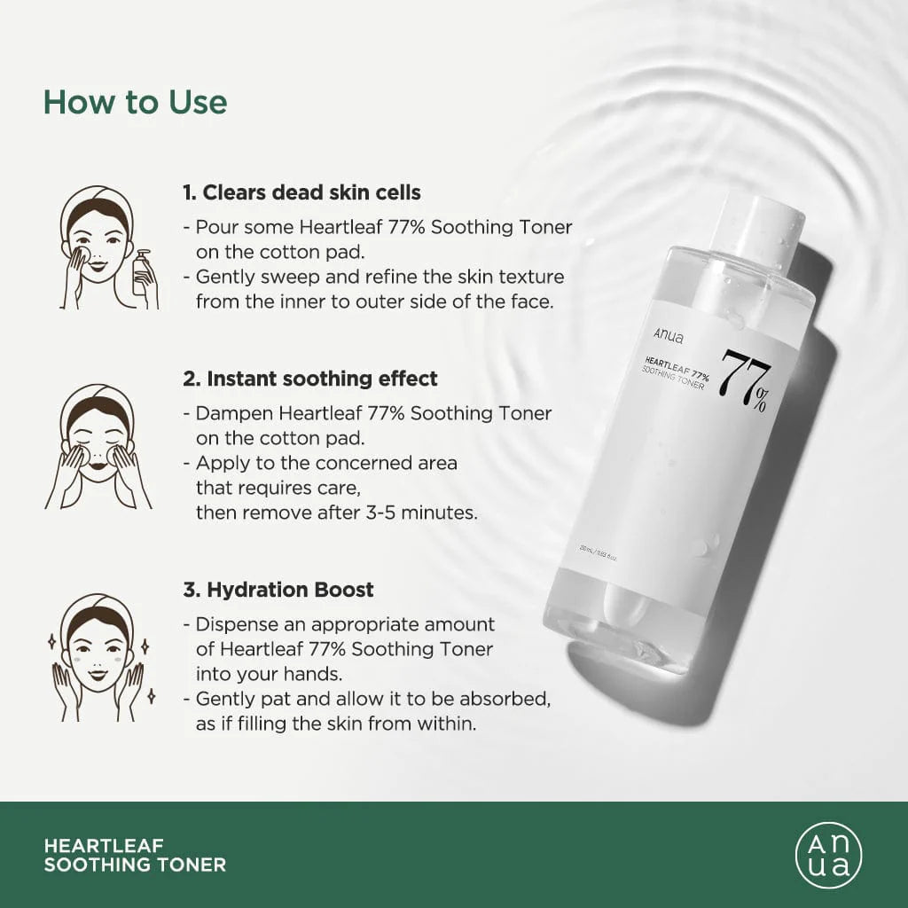ANUA HEARTLEAF 77% ΚΑΤΑΠΡΑΫΝΤΙΚΗ ΤΟΝΩΤΙΚΗ ΚΡΕΜΑ 250ml