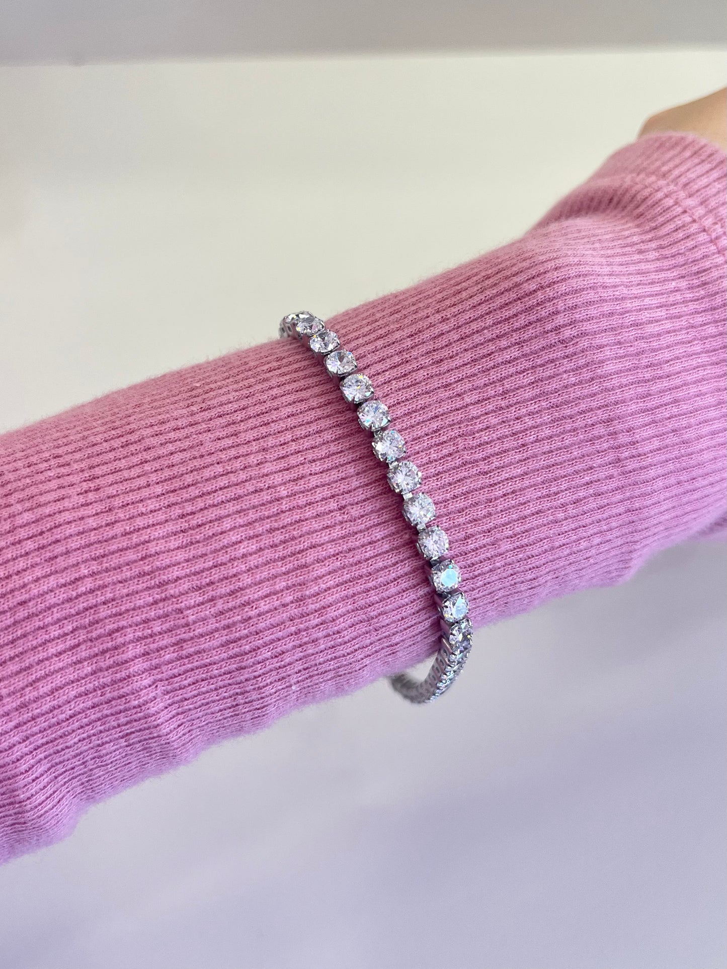 Strass Bracelet Silver