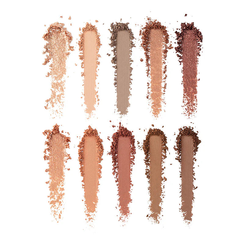 MUA 10 SHADE EYESHADOW PALETTE - SILK NUDES