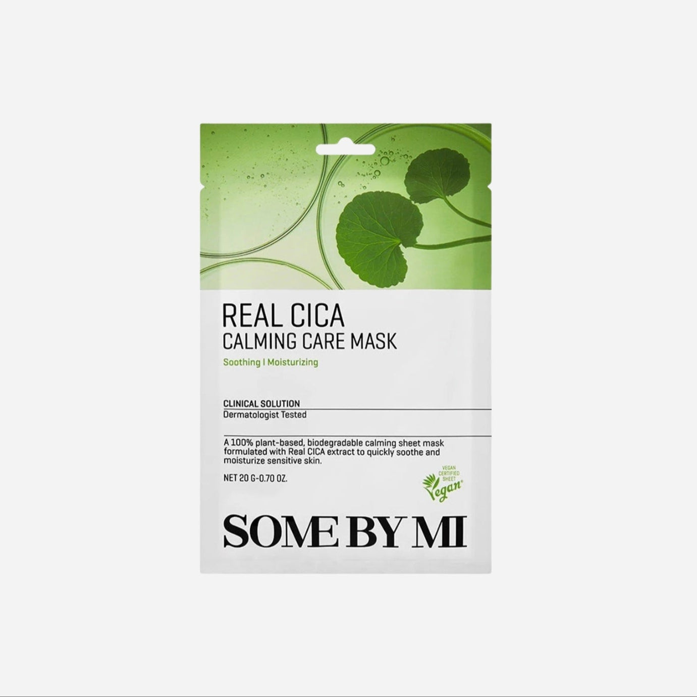 Some By Mi - Real Cica Calming Care Mask Soothing Sheet Mask - 20g