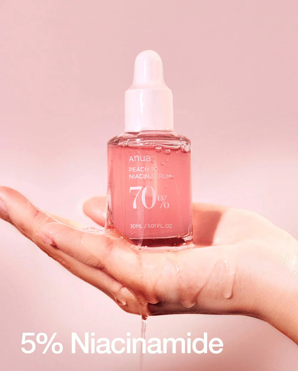 Anua Peach 70% Niacinamide Serum 30ml | Beauty Cave Cyprus