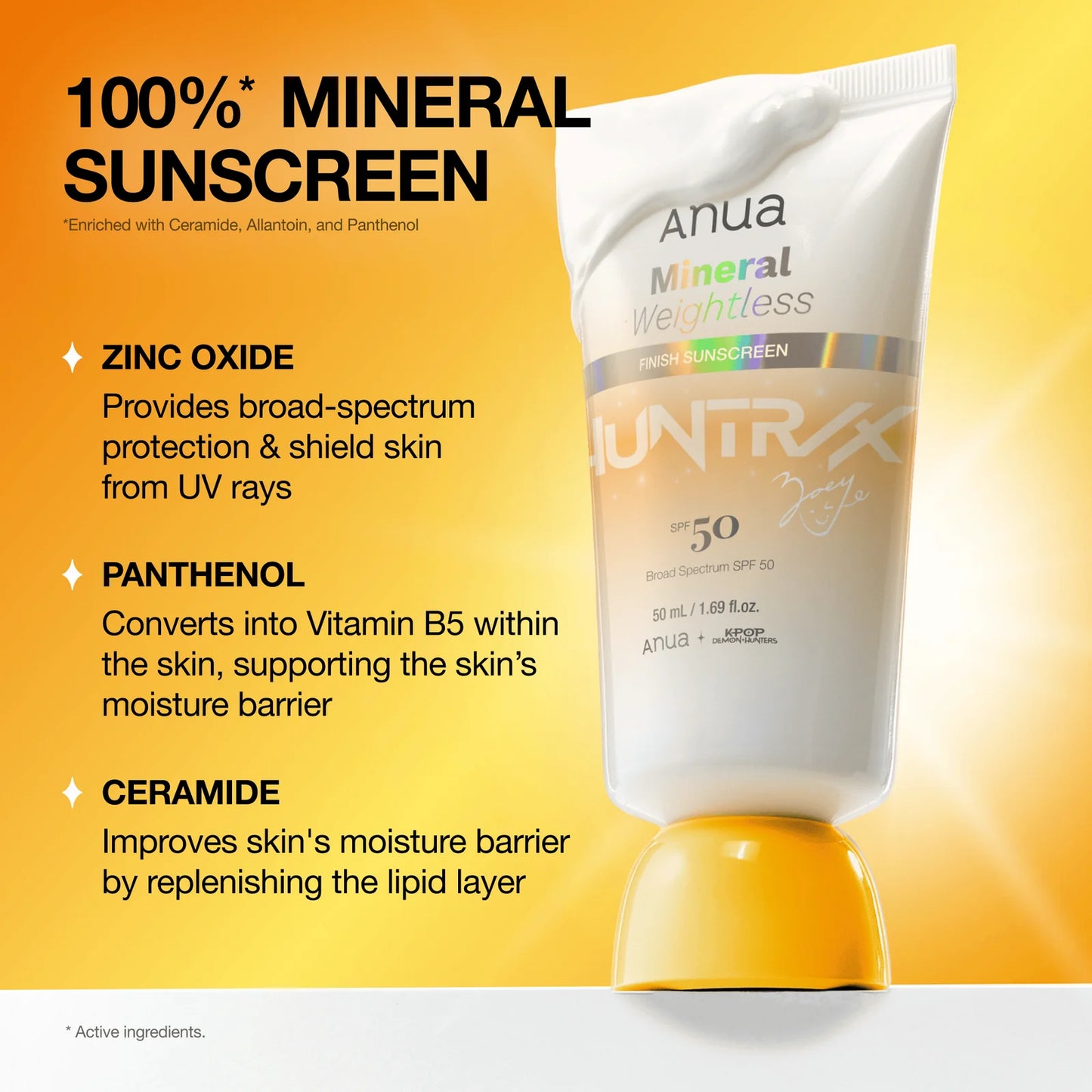 Anua Mineral Weightless Finish Sunscreen