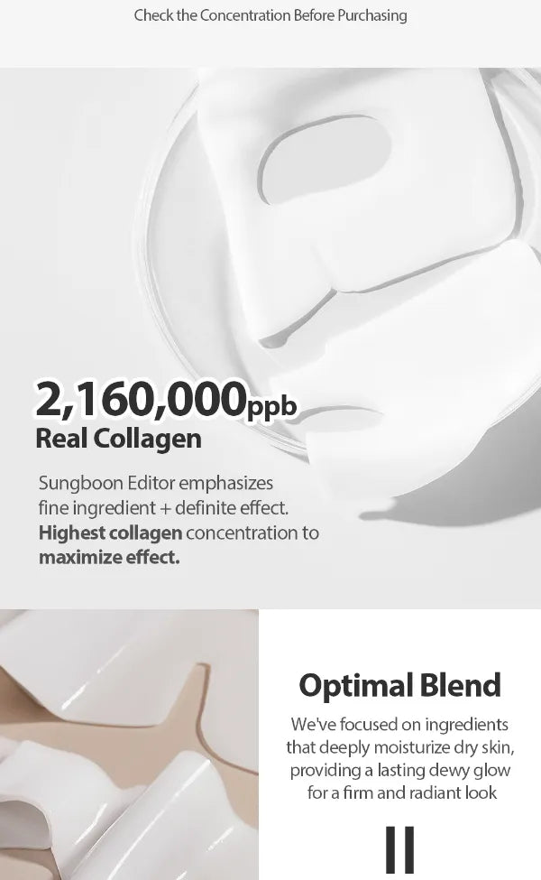 Deep Collagen ANTI-WRINKLE Lifting Mask- SUNGBOON EDITOR