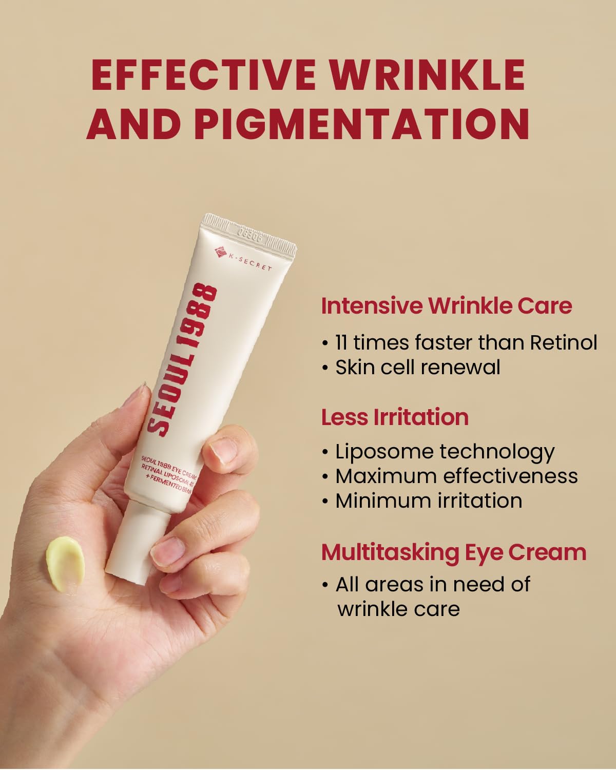 K-SECRET SEOUL 1988 Eye Cream: Retinal Liposome 4% 30ml