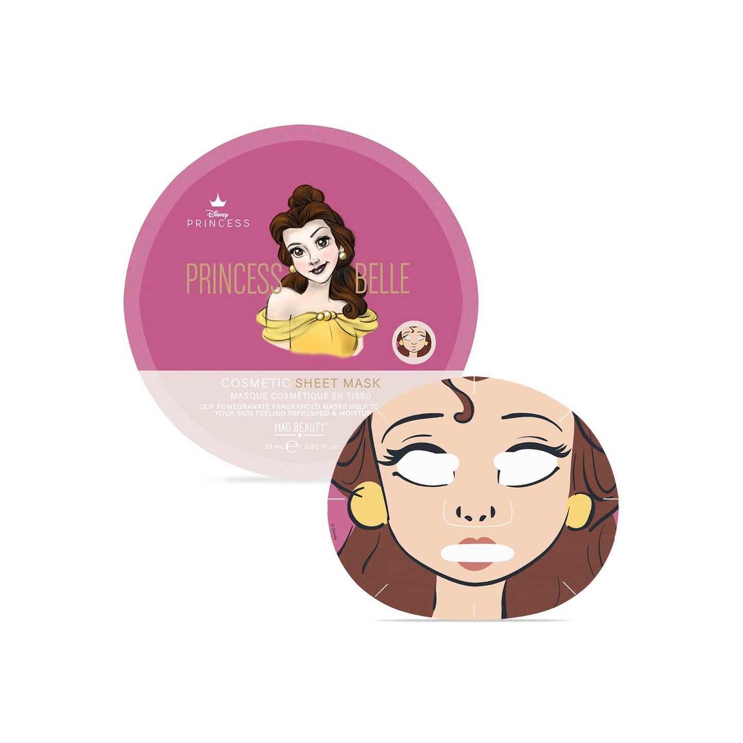 Μάσκα Προσώπου Mad Beauty Disney Princess Belle