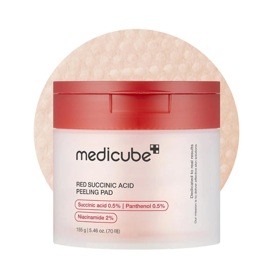 MEDICUBE – Κόκκινο Σφουγγάρι Απολέπισης με Ηλεκτρικό Οξύ | Καταπολέμηση Ακμής (70 τεμάχια)