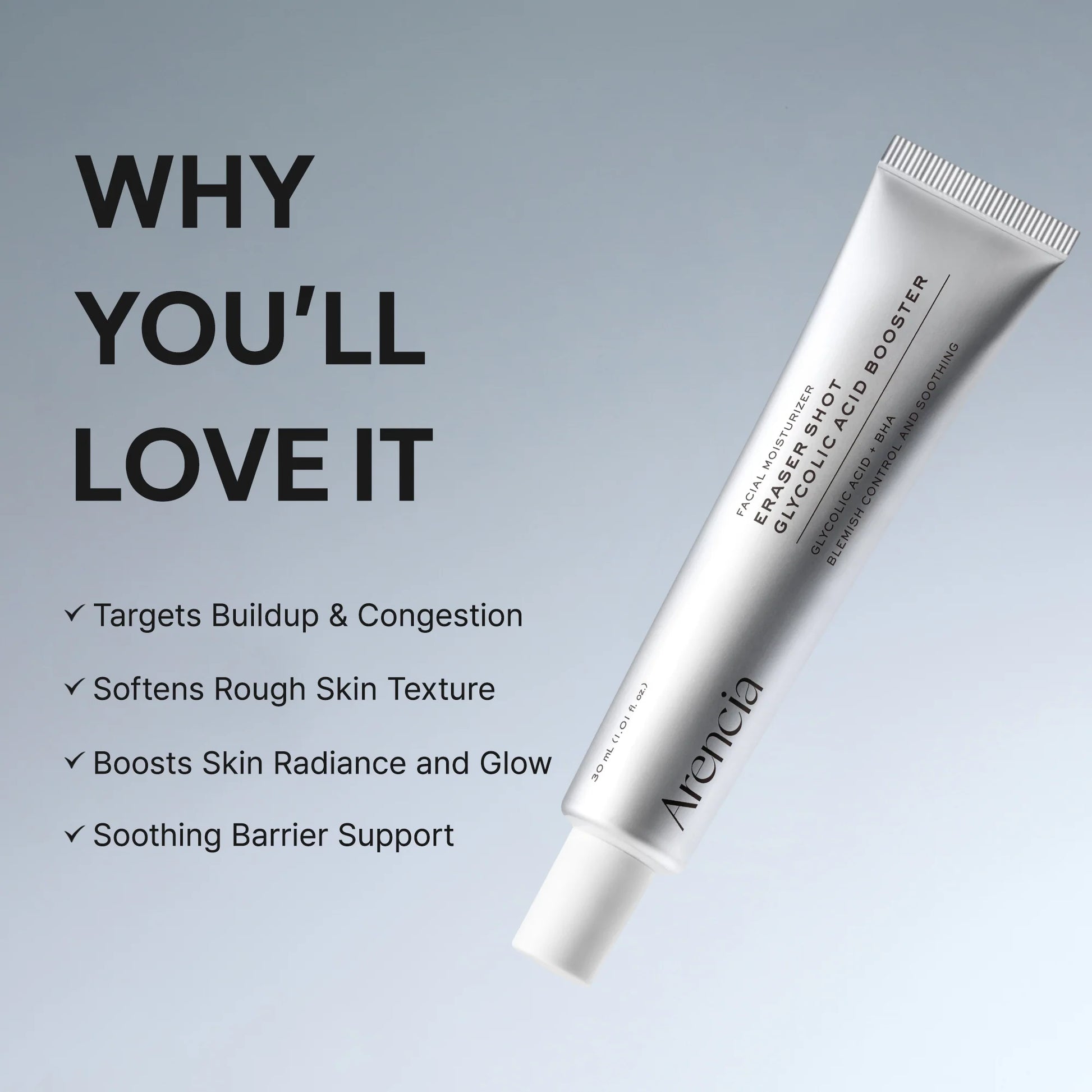 Glycolic acid serum texture lightweight – Korean skincare Cyprus
