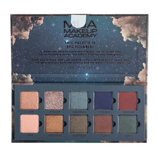 MUA 10 Shade Eyeshadow Palette - NOCTURNAL