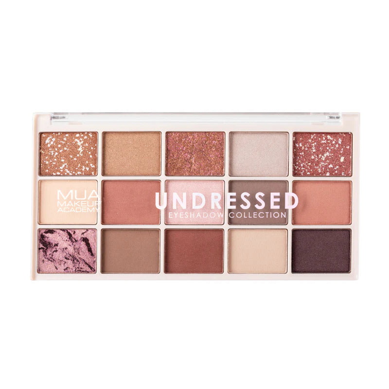 MUA 15 SHADE EYESHADOW PALETTE - UNDRESSED