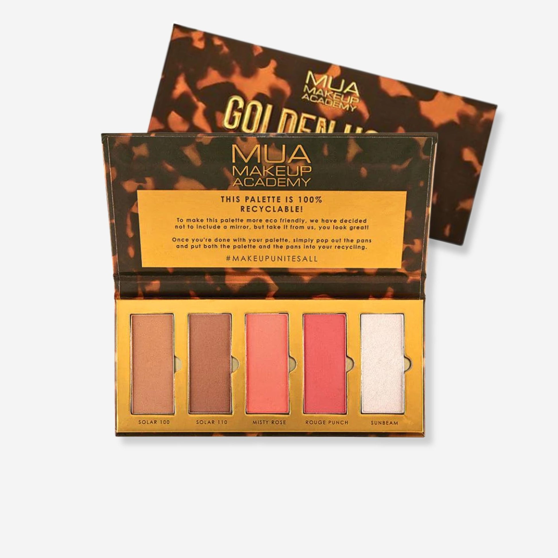 MUA GOLDEN HOUR PAPER FACE PALETTE | Beauty Cave Cyprus
