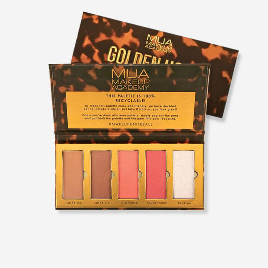 MUA GOLDEN HOUR PAPER FACE PALETTE | Beauty Cave Cyprus