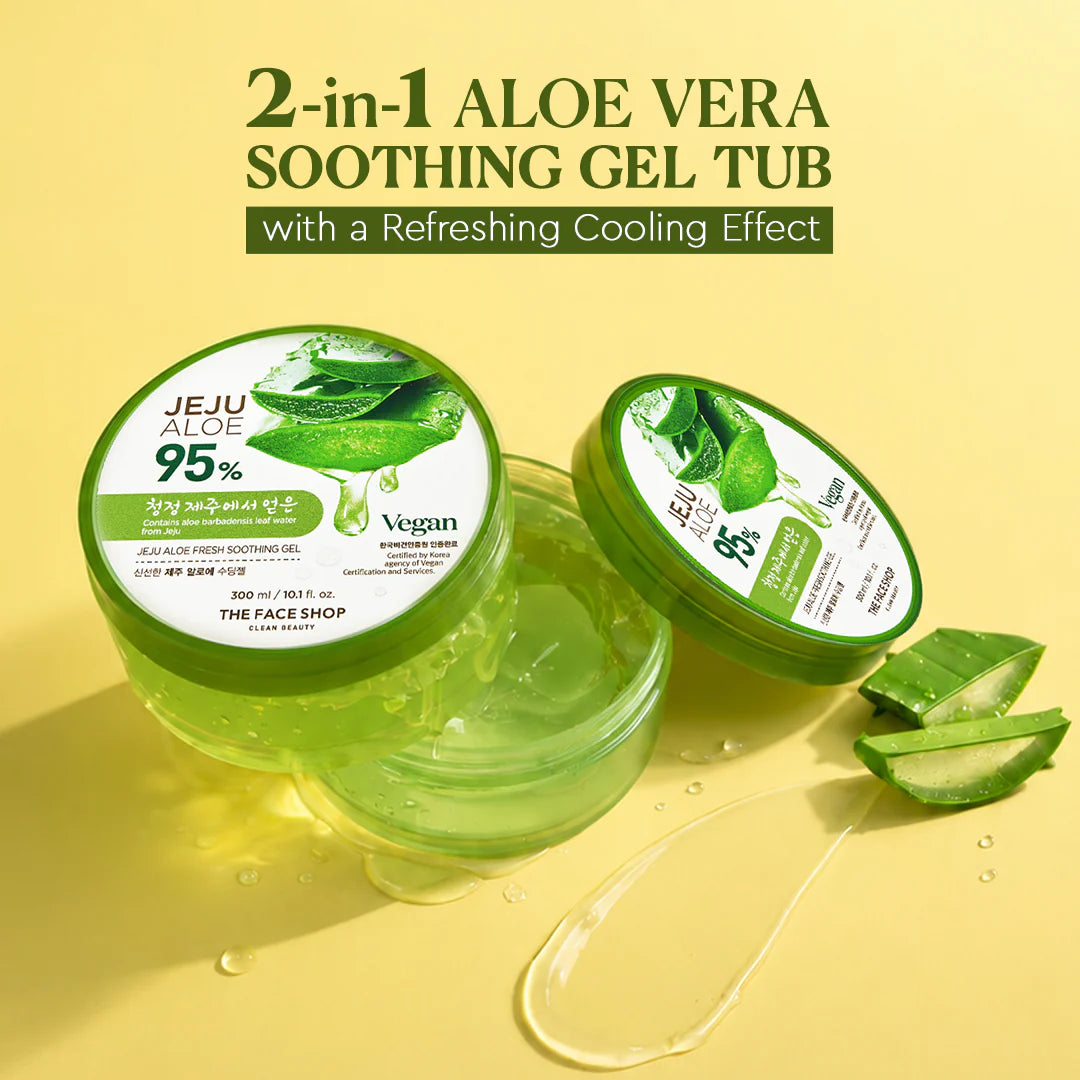 The Face Shop Jeju Aloe Fresh Soothing Gel 300ml