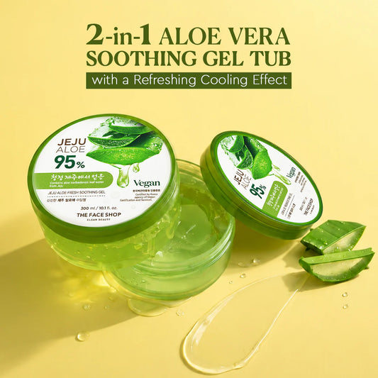 The Face Shop Jeju Aloe Fresh Soothing Gel 300ml