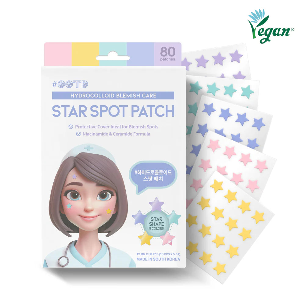 OOTD Star Spot Patch Korean acne patch Cyprus Beauty Cave