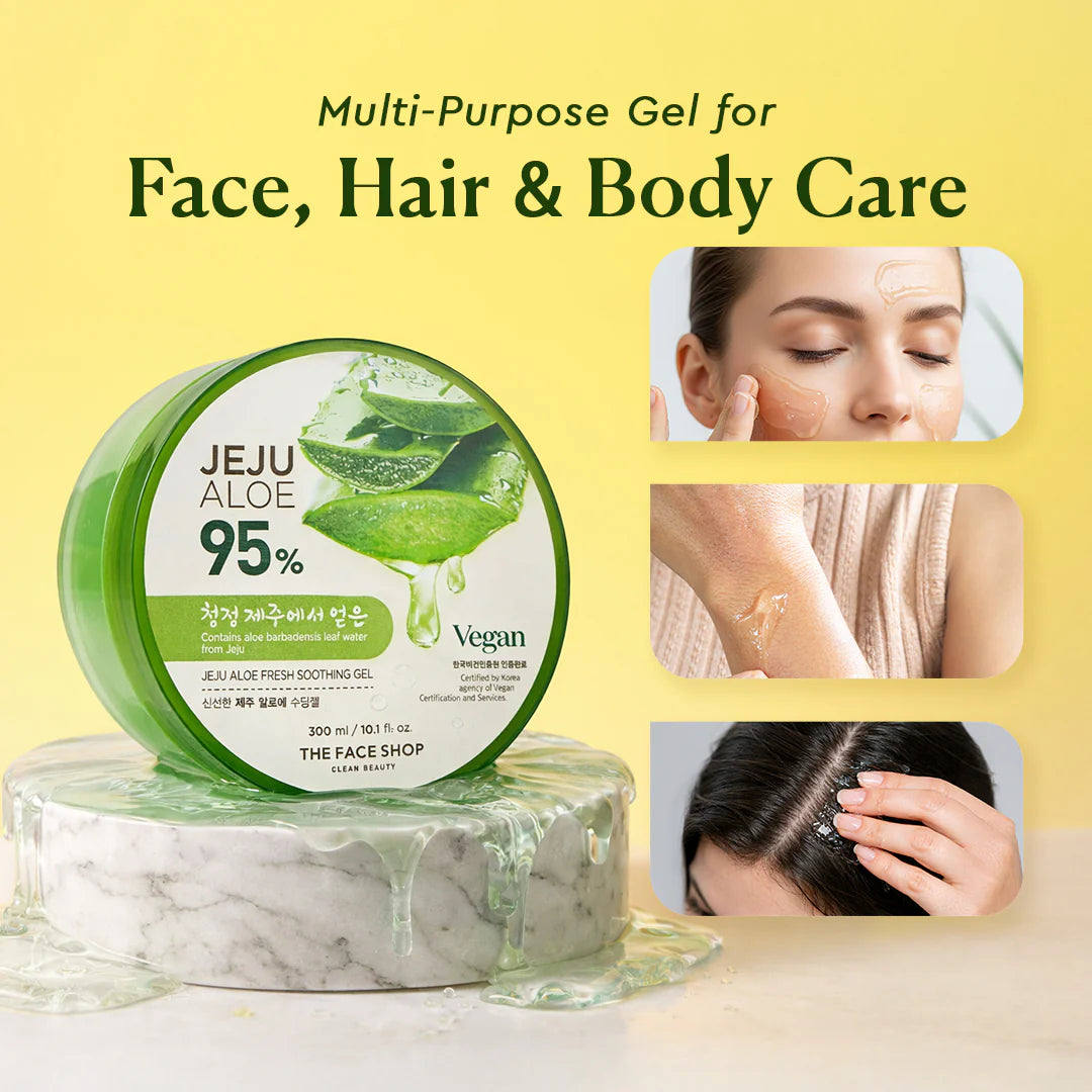 The Face Shop Jeju Aloe Fresh Soothing Gel 300ml