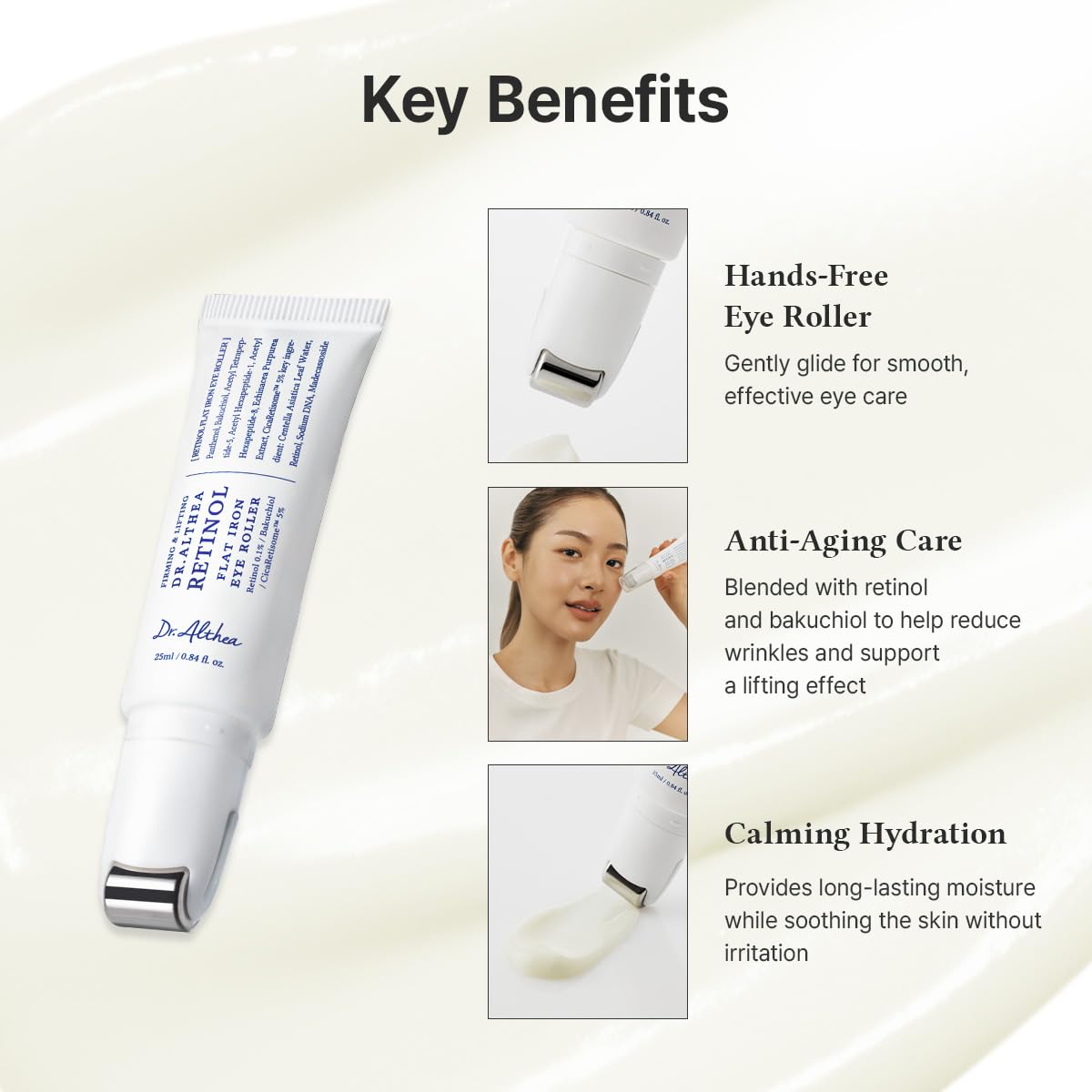 Dr. Althea - Retinol Flat Iron Eye Roller 25ml