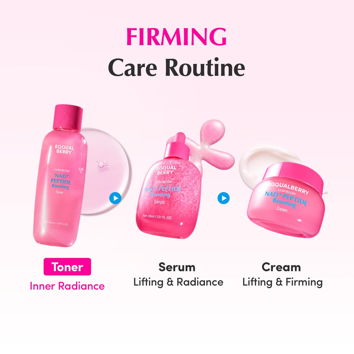 EQQUALBERRY NAD+ Peptide Boosting Toner 150ml