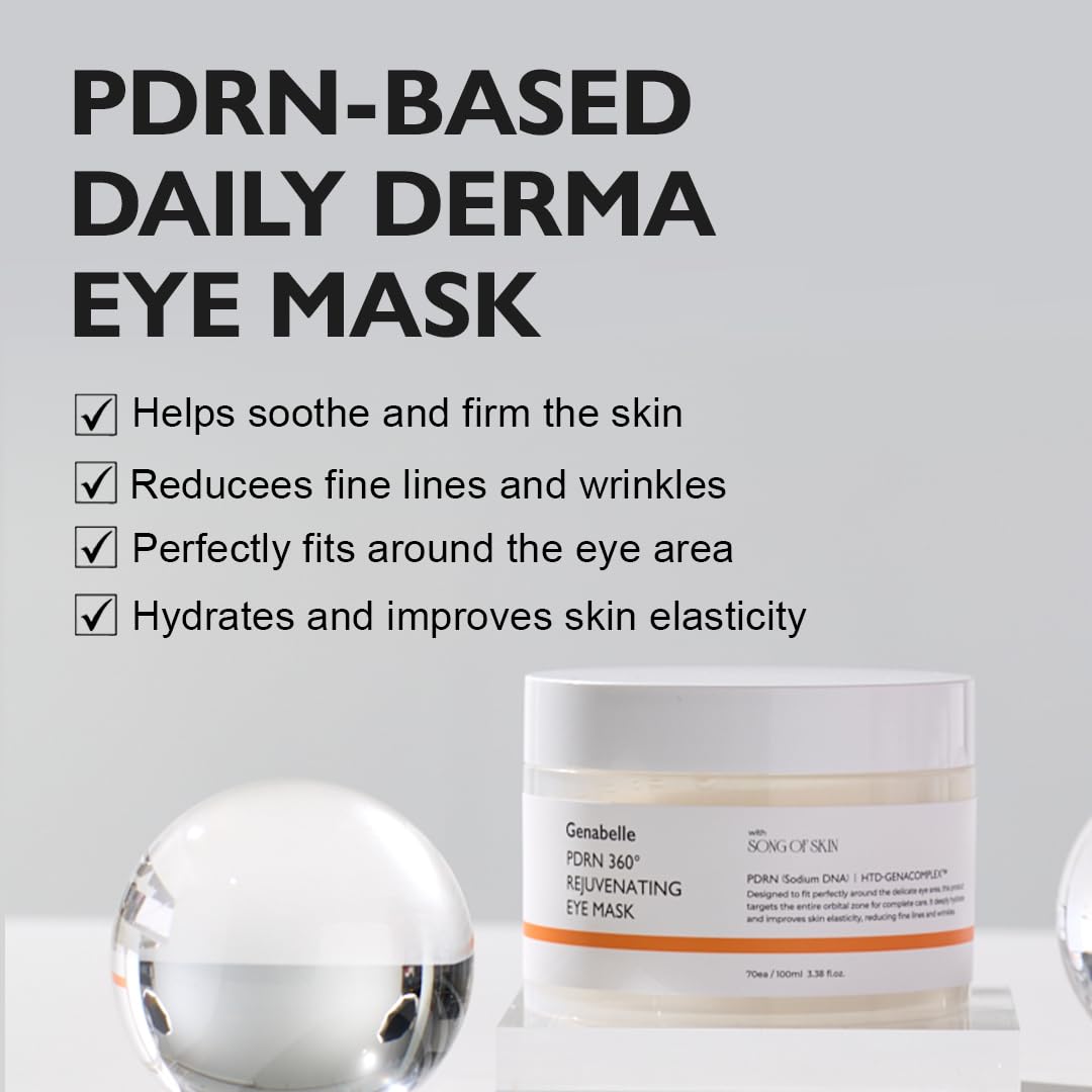 Genabelle PDRN 360° Rejuvenating Eye Mask – 70 Patches