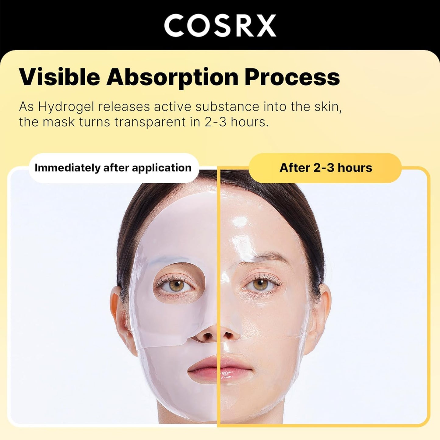 COSRX Advanced Snail Mucin Glass Glow Hydrogel Face Mask