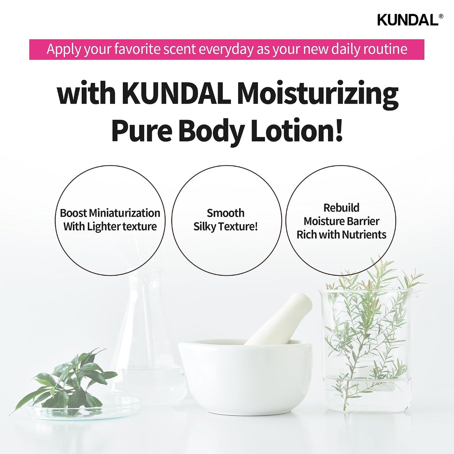 KUNDAL Honey & Macadamia Pure Body Lotion (Cherry) 500ML