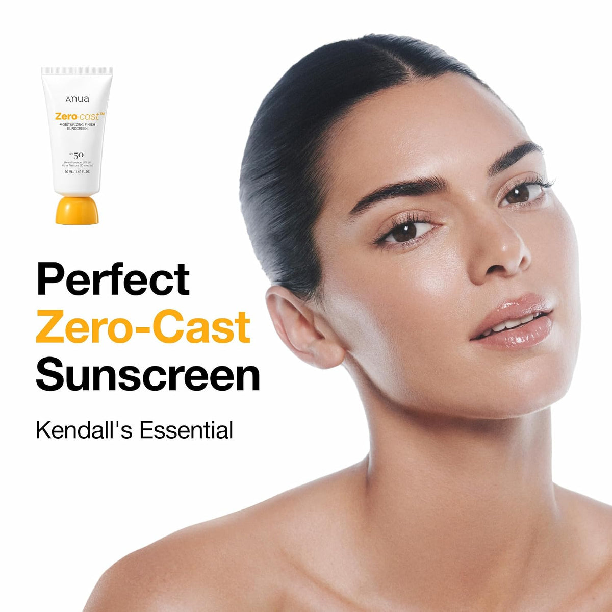 Anua Zero-Cast Moisturizing Sunscreen SPF50 50ml
