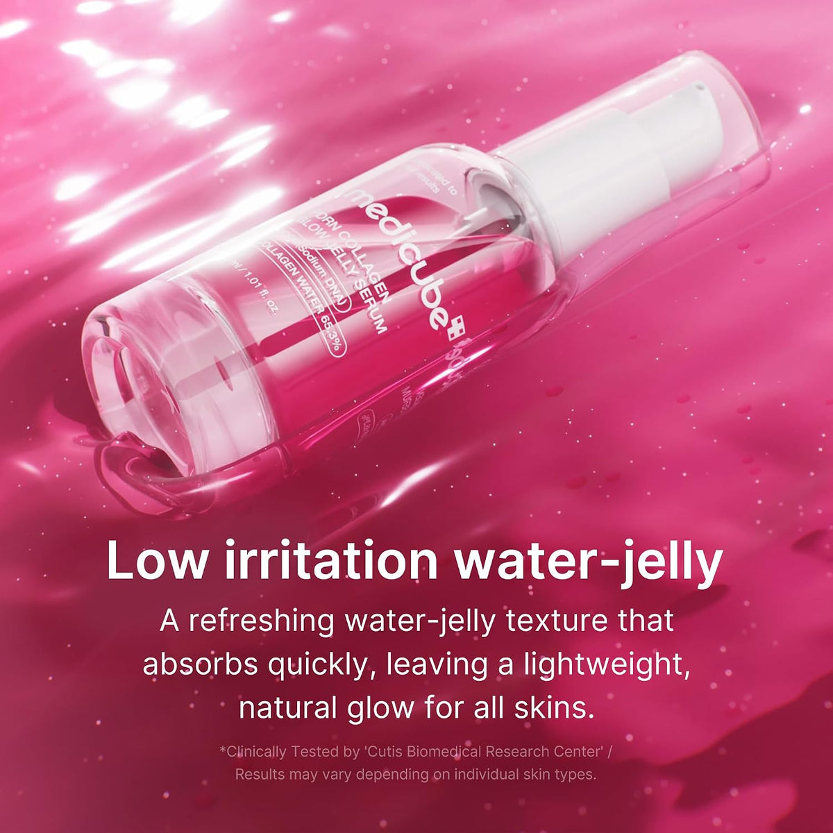 Medicube PDRN Pink Collagen Glow Jelly Serum 30ml