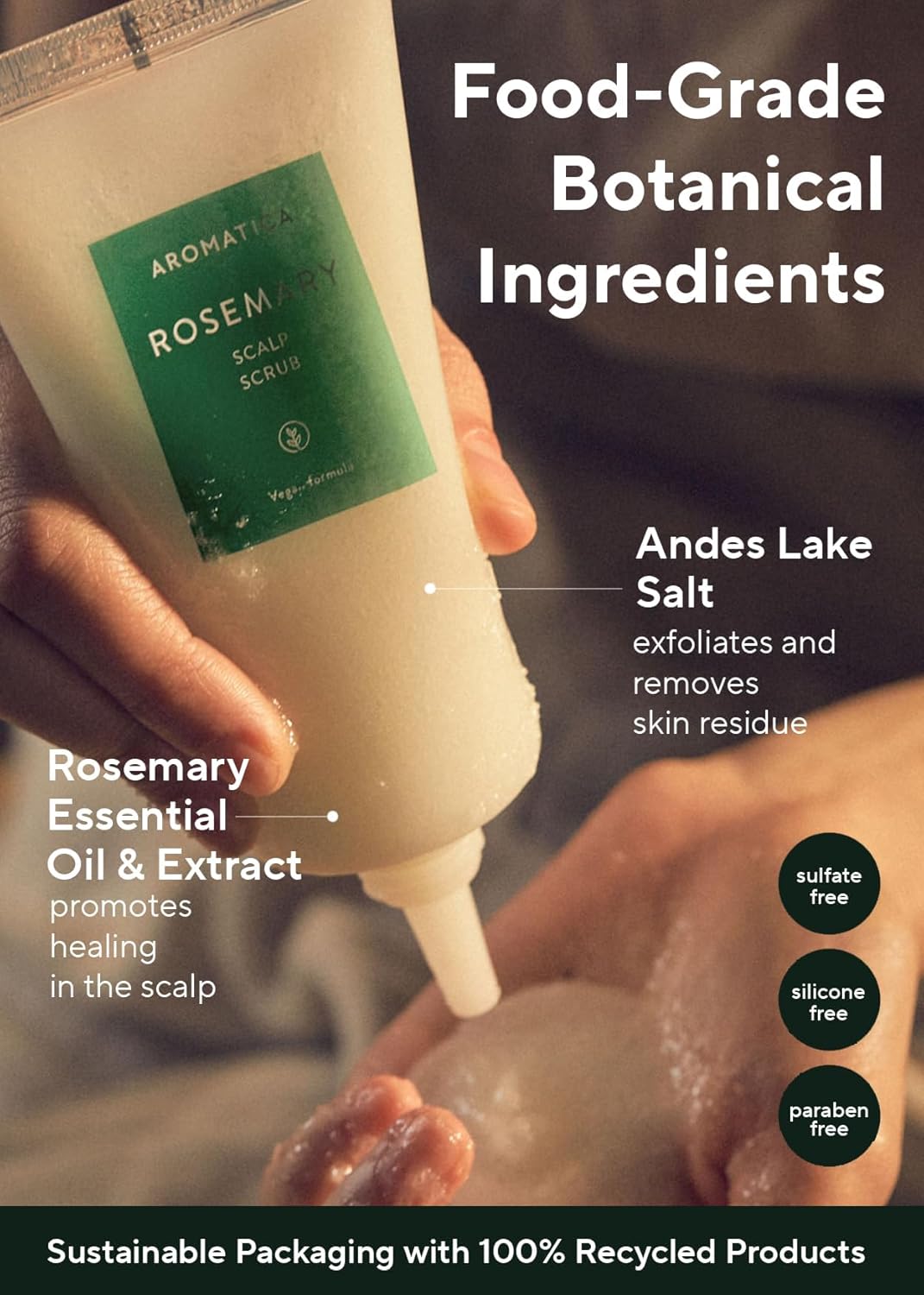 Aromatica - Rosemary Scalp Scrub 165g