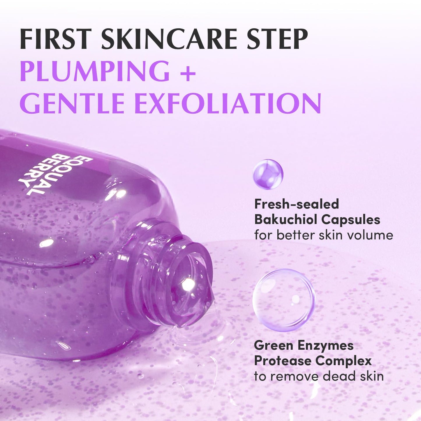 EQQUALBERRY Bakuchiol Plumping Capsule Toner 150ml