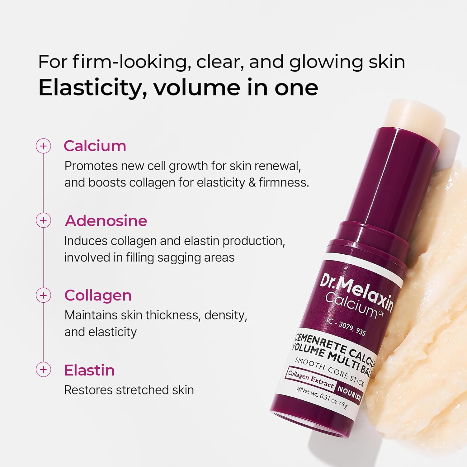 Dr Melaxin Cemenrete Calcium Volume Multi Balm 9g Korean skincare balm stick