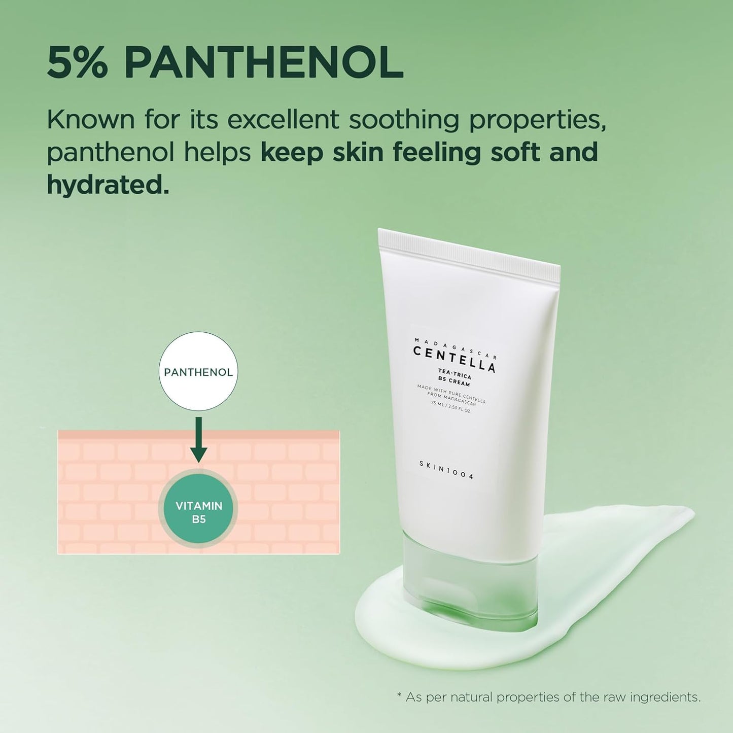 Skin1004 Madagascar Centella Tea-Trica B5 Cream 75 ml