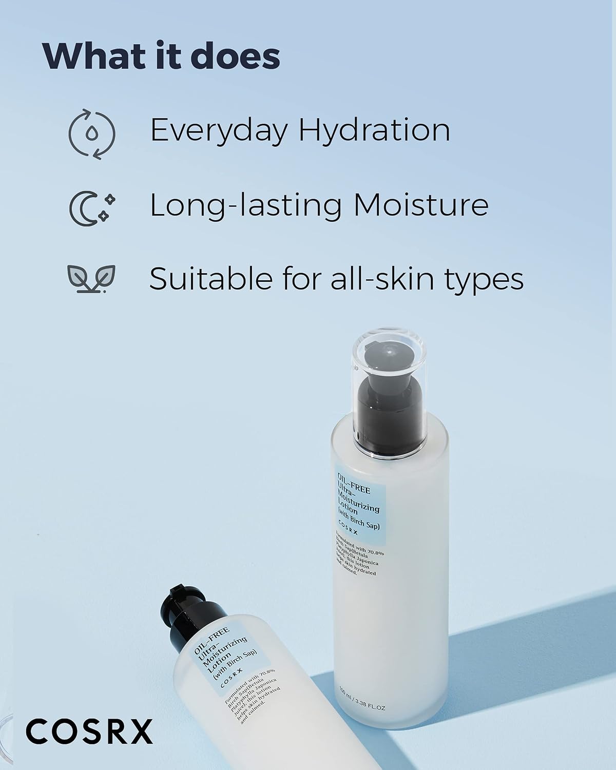 COSRX Oil-Free Ultra-Moisturizing Lotion με χυμό σημύδας 100ml