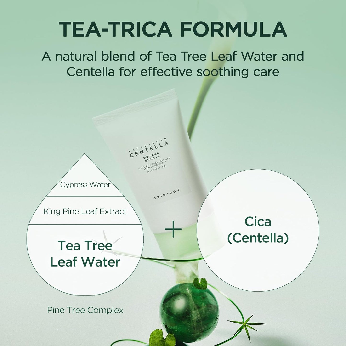 Skin1004 Madagascar Centella Tea-Trica B5 Cream 75 ml