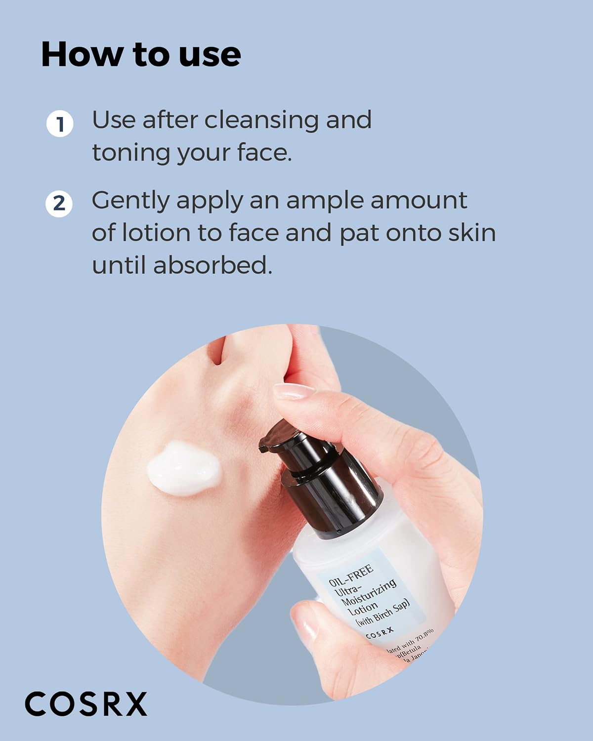 COSRX Oil-Free Ultra-Moisturizing Lotion με χυμό σημύδας 100ml