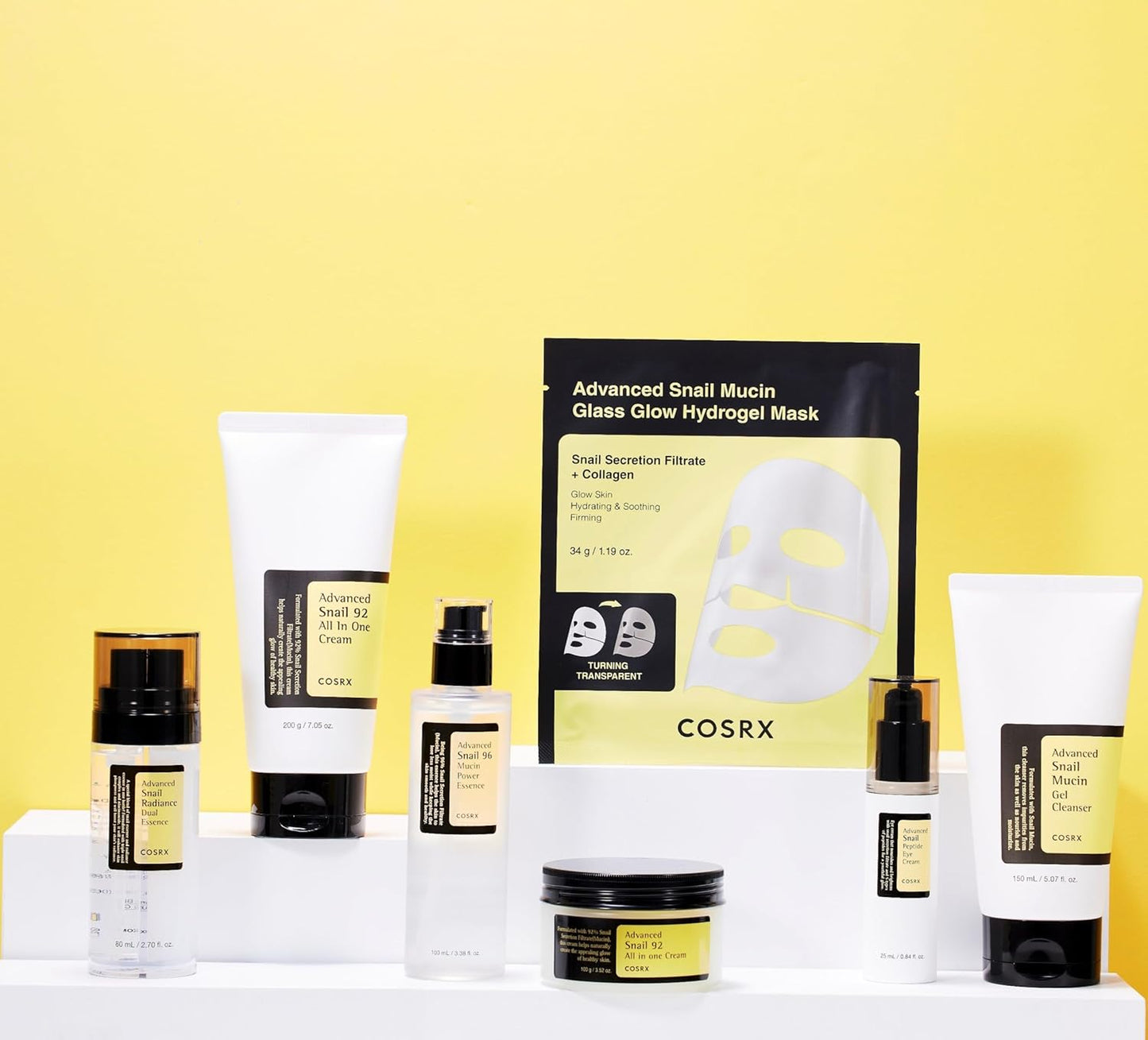 COSRX Advanced Snail Mucin Glass Glow Hydrogel Face Mask