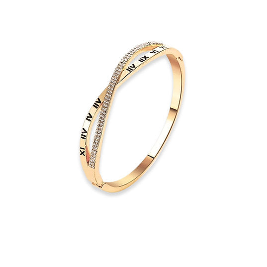 Double Bangle 18K Gold Plated