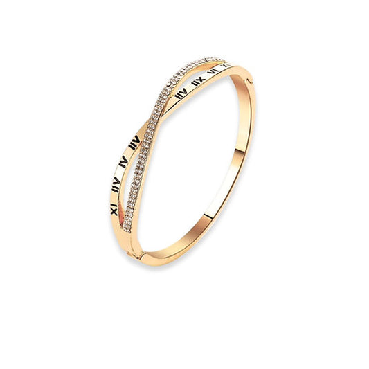 Double Bangle 18K Gold Plated