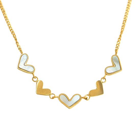 Heart Necklace 18K Gold Plated