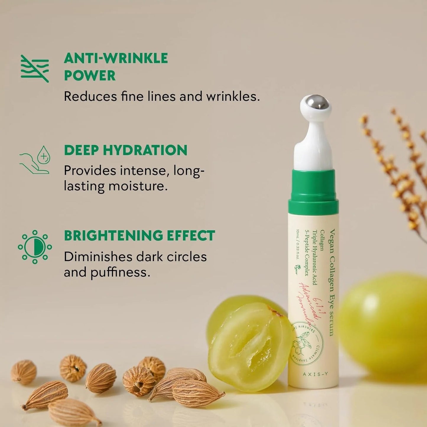 Axis-y Vegan Ορός Ματιών με Κολλαγόνο 10ml