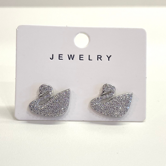 Swan Earrings