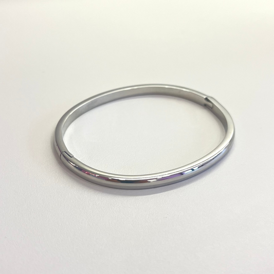 Silver Classic Bangle