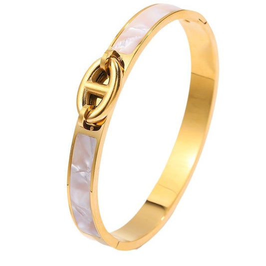 C Bangle Titanium Steel