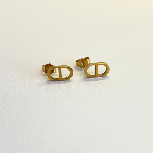 Oval earrings
